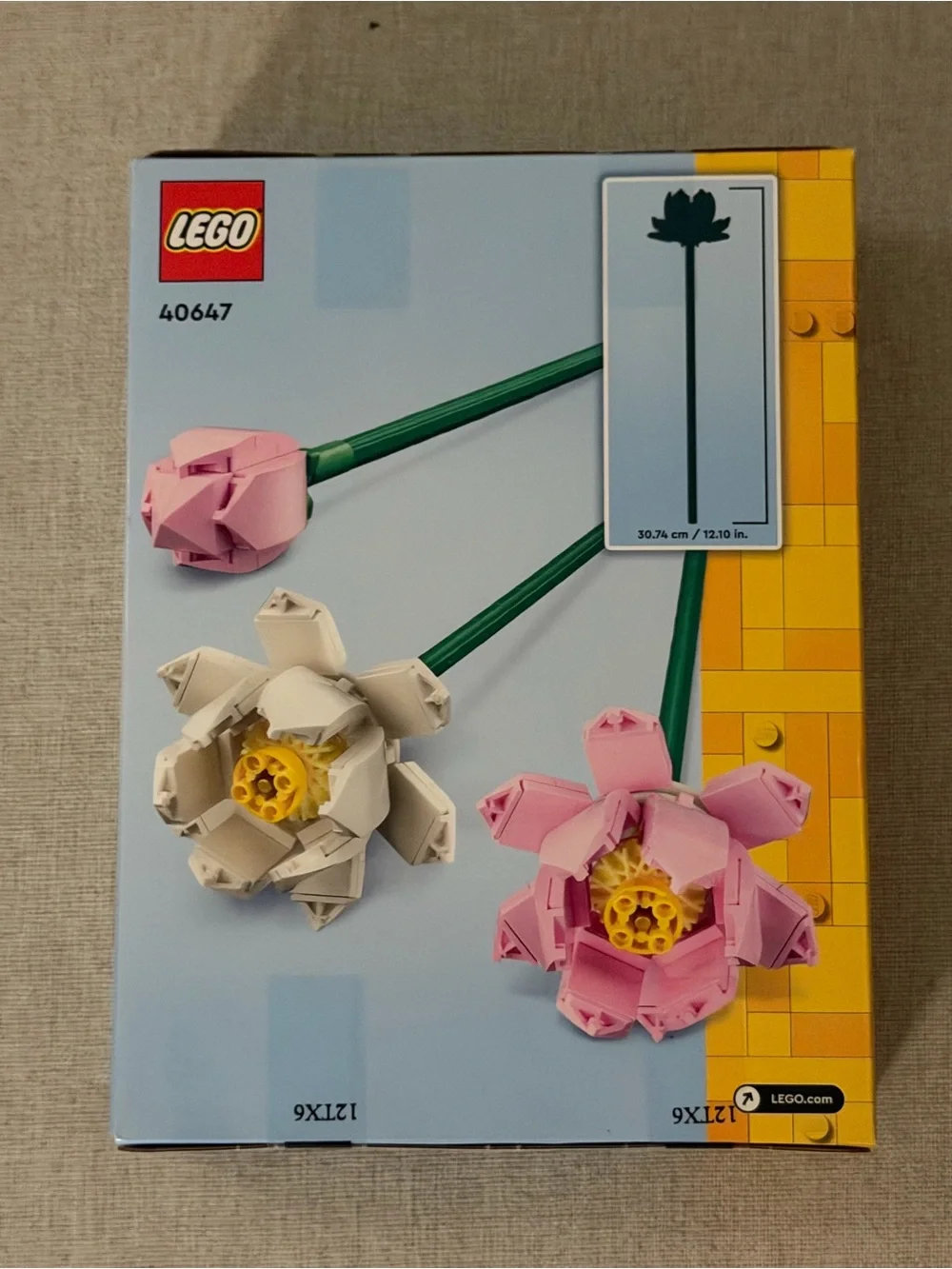 Lego Pink & White Lotus Flower NWT